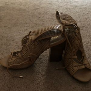 Tan lace up Aldo's